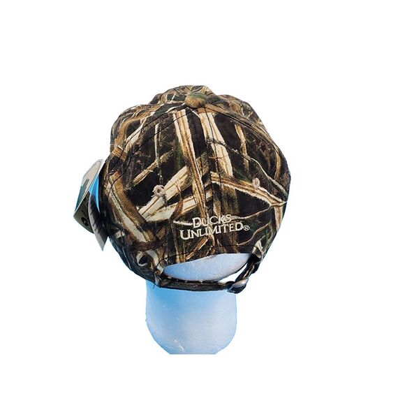 Ducks Unlimited Hat Camo Mossy Oak Cap Wetland Conservation Adjustable - Picture 3 of 5